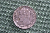 Монета 25 сантимов 1960 года, Венесуэла. Боливар. 25 centimos, Republica de Venezuela.
