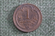 Монета 1 геллер 1901 год, Австро-Венгрия. Монета 1 геллер 1901 год, Австро-Венгрия.