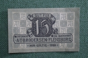 Нотгельд Фленсбург, 15 пфеннингов. Flensburg. 1920 год, Шлезвиг-Гольштейн, Германия. Нотгельд Фленсбург, 15 пфеннингов. Flensburg. 1920 год, Шлезвиг-Гольштейн, Германия.