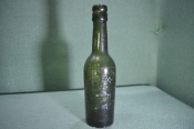 Бутылка стеклянная старинная 