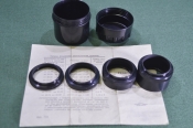 Кольца переходные удлинительные на фотообъектив (4 шт), на фотоаппараты типа Зенит 3М. СССР. #2 Кольца переходные удлинительные на фотообъектив (4 шт), на фотоаппараты типа Зенит 3М. СССР. #2
