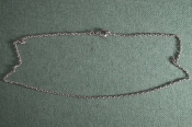 Цепочка металлическая, серебрение. Цепочка металлическая, серебрение.