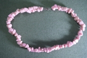Бусы, ожерелье, 44 см. Розовый камень. #2 Бусы, ожерелье, 44 см. Розовый камень. #2