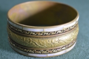 Браслет женский, наручный. Жесткий, широкий. Латунь, перламутр, узоры. Винтаж. Браслет женский, наручный. Жесткий, широкий. Латунь, перламутр, узоры. Винтаж.