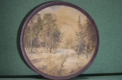 Тарелка старинная, декоративная, керамика, картина на холсте Тарелка старинная, декоративная, керамика, картина на холсте