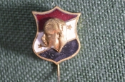 Знак, значок, фрачник портретный. Тяжелый металл, эмали. Европа. Знак, значок, фрачник портретный. Тяжелый металл, эмали. Европа.