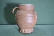 Кружка керамическая, большая. Горшок глиняный с ручкой. Керамика. Германия. Кружка керамическая, большая. Горшок глиняный с ручкой. Керамика. Германия.