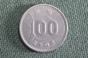 Монета 100 йен 1959 года. Серебро. Япония. Монета 100 йен 1959 года. Серебро. Япония.