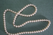Бусы под жемчуг. Длина 57 см. Женское украшение. Бусы под жемчуг. Длина 57 см. Женское украшение.
