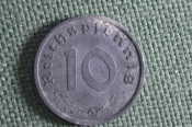 Монета 10 рейхспфеннигов, пфеннигов 1910 года. Буква А. Рейх. Reichspfennig, Deutsches Reich. Монета 10 рейхспфеннигов, пфеннигов 1910 года. Буква А. Рейх. Reichspfennig, Deutsches Reich.