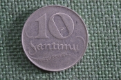 Монета 10 сантимов, сантим 1922 года, Латвия. Samtimu, Latvija Монета 10 сантимов, сантим 1922 года, Латвия. Samtimu, Latvija