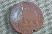 Монета 10 сантимов 1852-1857 года, Франция. Наполеон III. Centimes. Napoleon. Монета 10 сантимов 1852-1857 года, Франция. Наполеон III. Centimes. Napoleon.