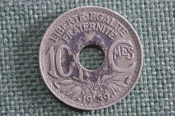 Монета 10 сантим, сантимов 1939 года, Франция. Liberte Egalite Fraternite. Монета 10 сантим, сантимов 1939 года, Франция. Liberte Egalite Fraternite.