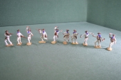 Солдатик ковбой индеец Набор 10 шт. белые. Timpo. Великобритания. 1970-е. Солдатик ковбой индеец Набор 10 шт. белые. Timpo. Великобритания. 1970-е.