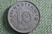 Монета 10 рейхспфеннигов, пфеннигов 1940 года A. Рейх. Германия. Монета 10 рейхспфеннигов, пфеннигов 1940 года A. Рейх. Германия.