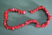 Бусы коралловые, крупные. 42 см. Коралл. Винтаж. Бусы коралловые, крупные. 42 см. Коралл. Винтаж.