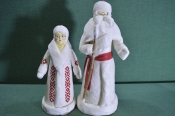 Елочные игрушки, Дед Мороз и Снегурочка. Вата, папье-маше. Отличное состояние. Елочные игрушки, Дед Мороз и Снегурочка. Вата, папье-маше. Отличное состояние.