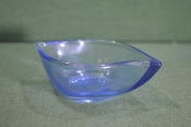 Миска, мисочка фигурная. Синее стекло. Миска, мисочка фигурная. Синее стекло.