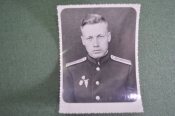 Фотография военный курсант летчик. Знаки. Авиация. ВДВ. г. Грозный. СССР. 1957 год. Фотография военный курсант летчик. Знаки. Авиация. ВДВ. г. Грозный. СССР. 1957 год.