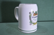 Кружка пивная фарфоровая. Pyraser Kellerbier. На 0,5 литра. Фарфор, Германия. Кружка пивная фарфоровая. Pyraser Kellerbier. На 0,5 литра. Фарфор, Германия.