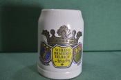 Кружка пивная керамическая на 0,5 литра. Schloss Brauerei Irlbach. Корона. Керамика, Германия. Кружка пивная керамическая на 0,5 литра. Schloss Brauerei Irlbach. Корона. Керамика, Германия.