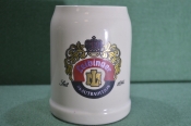 Кружка пивная керамическая на 0,5 литра. ML Brautradition. Герб, корона. Керамика, Германия. Кружка пивная керамическая на 0,5 литра. ML Brautradition. Герб, корона. Керамика, Германия.