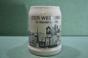 Кружка пивная керамическая на 0,5 л. Der Wedding. Schultheiss. Город. Керамика, Германия. #2 Кружка пивная керамическая на 0,5 л. Der Wedding. Schultheiss. Город. Керамика, Германия. #2