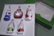 Елочные игрушки из стекла, набор Елочные игрушки из стекла, набор