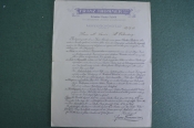 Письмо старинное, в Петербург М. Левину от немецкого фабриканта. Franz Trommer. 1911 год. Письмо старинное, в Петербург М. Левину от немецкого фабриканта. Franz Trommer. 1911 год.