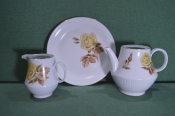 Сервиз фарфоровый чайный (неполный). Фарфор Кольдиц. Colditz, ГДР. Сервиз фарфоровый чайный (неполный). Фарфор Кольдиц. Colditz, ГДР.