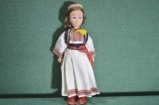 Кукла, куколка в национальной одежде. Синие глаза. Кукла, куколка в национальной одежде. Синие глаза.