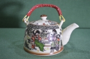 Чайник, чайничек заварочный. Роспись. Китай. Чайник, чайничек заварочный. Роспись. Китай.
