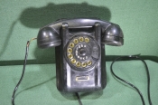 Телефон аппарат настенный. Карболит. Клеймо звезда. СССР. 1964 год. #X2 Телефон аппарат настенный. Карболит. Клеймо звезда. СССР. 1964 год. #X2