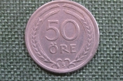 Монета 50 эре 1946 года. Швеция. Монета 50 эре 1946 года. Швеция.
