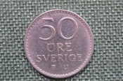 Монета 50 эре 1966 года. Швеция. Монета 50 эре 1966 года. Швеция.