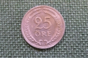 Монета 25 эре 1940 года. Швеция. Монета 25 эре 1940 года. Швеция.