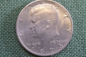 Монета 1/2 доллара, 50 центов 1973 года, США. Кеннеди. Монета 1/2 доллара, 50 центов 1973 года, США. Кеннеди.