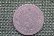 Монета 5 пфеннигов 1892 года. Германская Империя. Монета 5 пфеннигов 1892 года. Германская Империя.