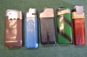 Зажигалка газовая. 5 штук одним лотом. СССР. Зажигалка газовая. 5 штук одним лотом. СССР.