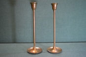 Подсвечники латунные высокие (2 штуки). Разборные. Латунь. Высота 23 см. Подсвечники латунные высокие (2 штуки). Разборные. Латунь. Высота 23 см.
