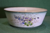 Капельник старинный полоскательная чаша. Фарфор. Роспись. Кузнецов. Царская Россия. Капельник старинный полоскательная чаша. Фарфор. Роспись. Кузнецов. Царская Россия.