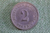 Монета 2 пфеннига 1907 года. Германия. Империя. Монета 2 пфеннига 1907 года. Германия. Империя.
