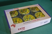 Пиалы розетки керамические. Набор 6 шт. в коробке. Керамика. Роспись. Турция. Пиалы розетки керамические. Набор 6 шт. в коробке. Керамика. Роспись. Турция.