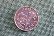 Монета 10 центов 2005 год. Ten cents. Елизавета II, Бермуды, Бермудские острова. Монета 10 центов 2005 год. Ten cents. Елизавета II, Бермуды, Бермудские острова.