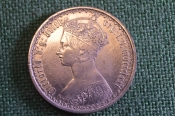 Монета 1 флорин 1871 год. MDCCCLXXI, Готический. One florin. Серебро. Виктория, Великобритания. Монета 1 флорин 1871 год. MDCCCLXXI, Готический. One florin. Серебро. Виктория, Великобритания.
