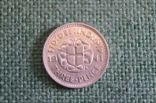 Монета 3 пенса 1941 год. Three pence. Серебро. Георг VI, Великобритания. Монета 3 пенса 1941 год. Three pence. Серебро. Георг VI, Великобритания.