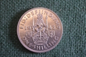 Монета 1 шиллинг 1943 год. Шотландский. One shilling. Серебро. Георг VI, Великобритания. Монета 1 шиллинг 1943 год. Шотландский. One shilling. Серебро. Георг VI, Великобритания.
