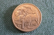 Монета 1 доллар 1984 год. One dollar. Кенгуру. Елизавета II, Австралия. Монета 1 доллар 1984 год. One dollar. Кенгуру. Елизавета II, Австралия.