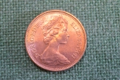 Монета 1 пенни 1983 года. One penny. Елизавета II, Великобритания. Монета 1 пенни 1983 года. One penny. Елизавета II, Великобритания.
