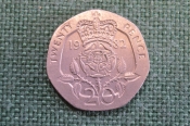 Монета 20 пенсов 1982 года. Twenty pence. Елизавета II, Великобритания. Монета 20 пенсов 1982 года. Twenty pence. Елизавета II, Великобритания.